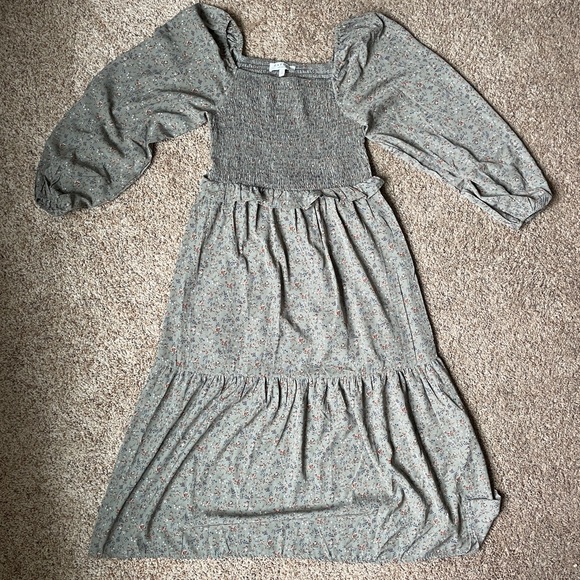 Long sleeve Gray Maxi - Picture 1 of 5